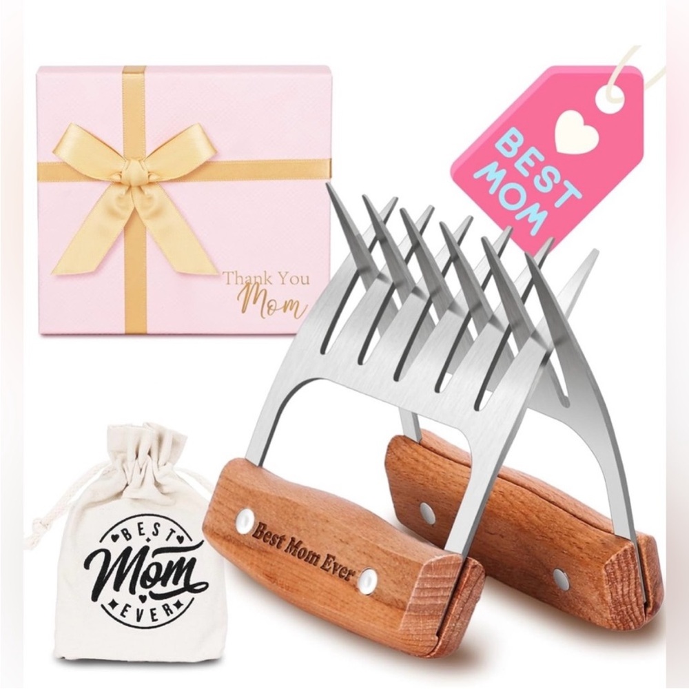 Wooden Meat Claws Gift Set for Mom - Best Mom Ever